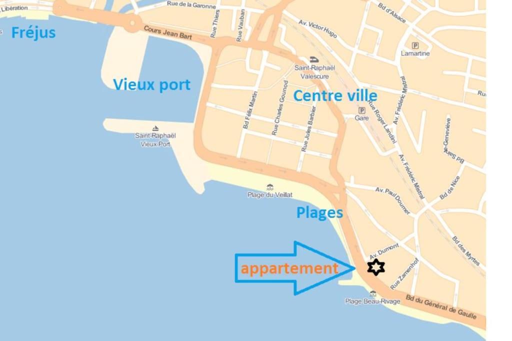 Apartment Les Pieds Dans L'eau Pour 6 Personnes A Saint-raphael